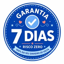 Selo de garantia incondicional de 7 dias